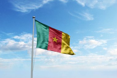 Bayrak direğinde ulusal kamera bayrağı