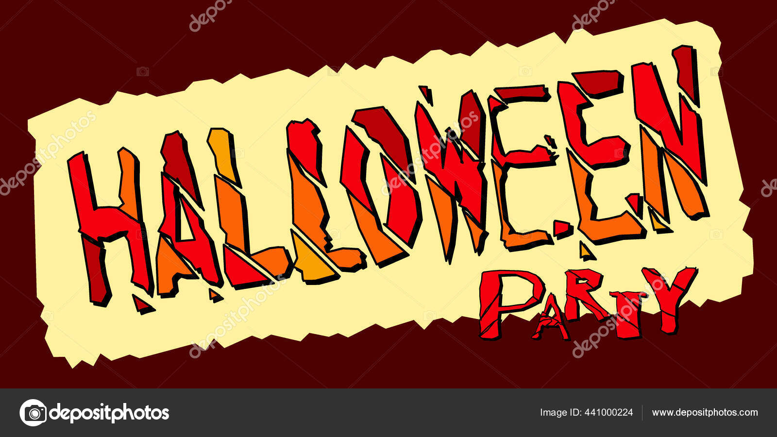 Halloweenfest Flerfarget Inskripsjon Buede Brutte Bokstaver Halloween  Feiring Flere Land stockvektor © VeVeArts #441000224, image size:1600x900