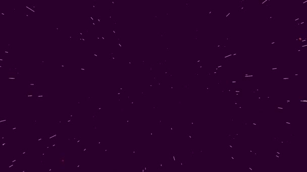 Latanie Kosmosie Futuryzm Abstrakcyjne Tło Gwiazdy Czerwone Kostki Latają Rzece — Wideo stockowe