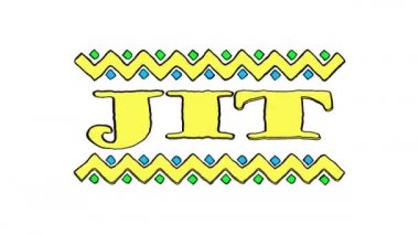 Jit African pop müzik tarzı. Animasyon metni. 4K video. Sarı harfler, beyaz arkaplanda elementler. Başlık konseri için Afrika müziği Jit, ulusal müzik festivali, yayın, sosyal medya, podcast reklamı.