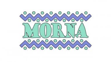 - Morna. Afrika pop müzik tarzı. Animasyon metni. 4K video. Beyaz arka planda komik karikatür harfleri. Afrika müziği Morna başlık konseri, ulusal müzik festivali, yayın, sosyal medya, podcast reklamı.