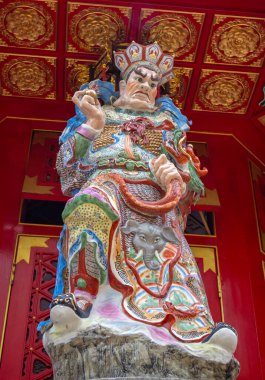 Hong Kong 'daki Wong Tai Sin Tapınağı' nda bulunan Buda dua heykeli.