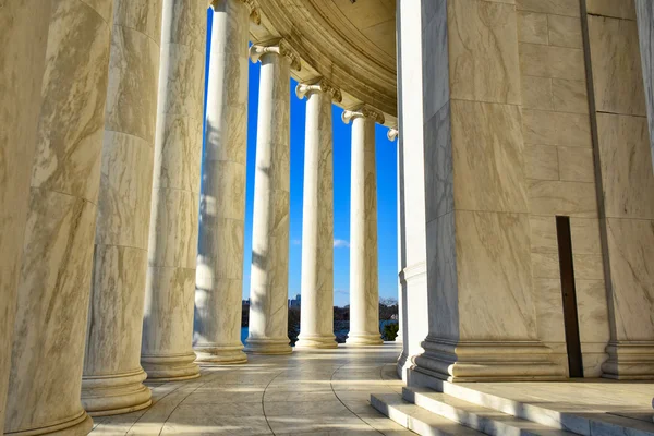 Washington Dc, Usa, 19. prosinec 2015, Thomas Jefferson Memorial close-up (část za). — Stock fotografie