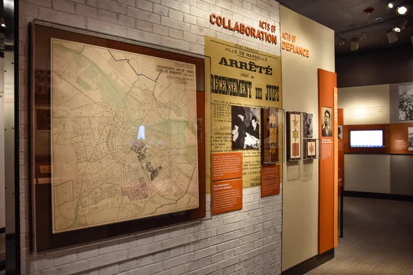워싱턴 dc, 미국 홀로 코스트 기념 박물관의 내부 보기. — 스톡 사진