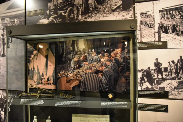 Museu Memorial do Holocausto, Washington DC, EUA . — Fotografia de Stock