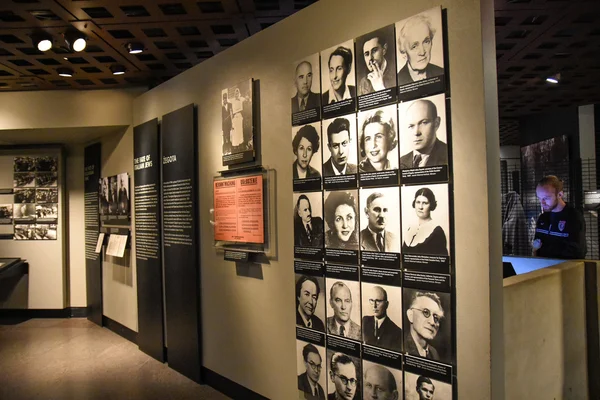 Museu Memorial do Holocausto, Washington DC, EUA . — Fotografia de Stock