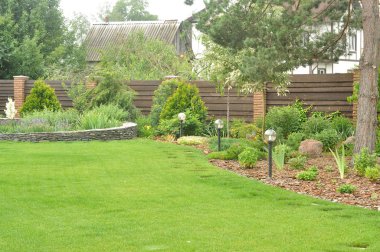 Peyzaj tasarımı. Güzel park