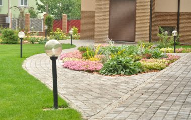 Peyzaj tasarımı. Güzel park