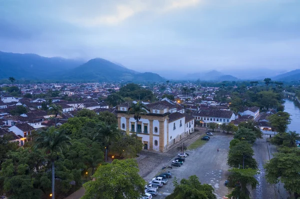 Iglesia Paraty Vista Desde Arriba Río Janeiro Brasil —  Fotos de Stock