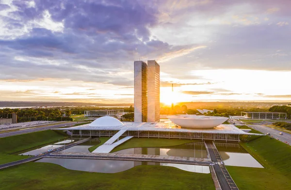 Національний Їзд Справах Приватизації Федерального Бразілії Бразіля Архітектора — стокове фото