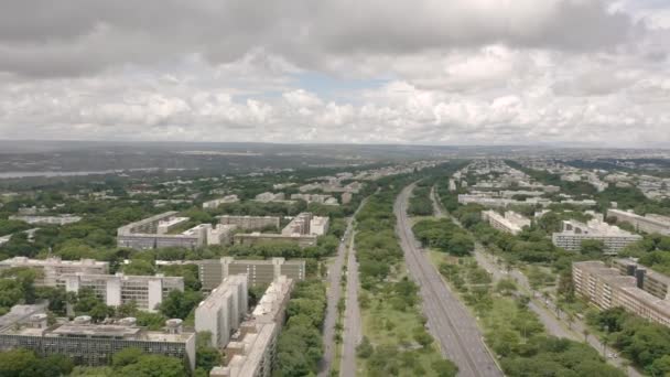 Distrito Federal Brasilia Brazil Feb 2021 Residential Area South Wing — Stock Video