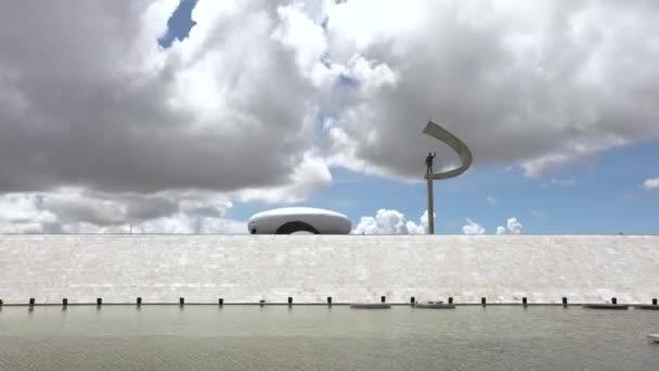 Brasilia Brazil 2021 Monument Located Civic Administrative Zone Federal District — Αρχείο Βίντεο