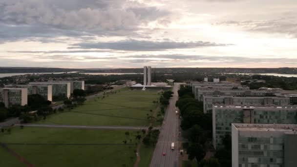 Brasilia Brasil Feb 2021 Explanada Ministerios Distrito Federal Brasilia Brasil — Vídeos de Stock