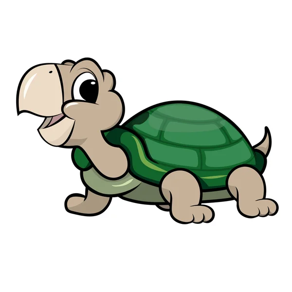 Schattig zeeschildpad — Stockvector