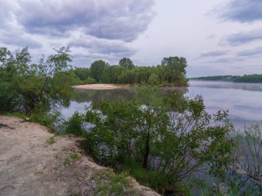 Volga kıyısında. Rusya.