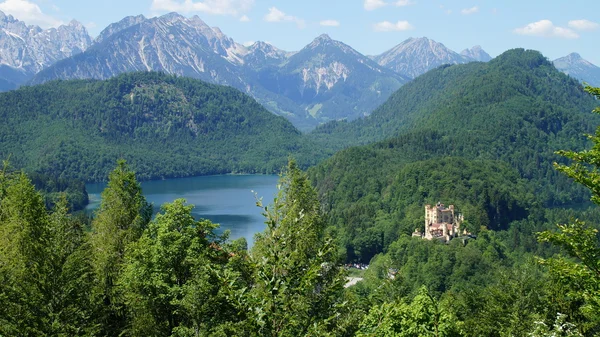 Alpler ve yaz aylarında göl