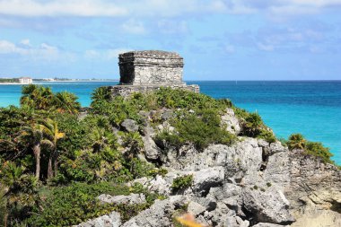 Deniz feneri Maya harabelerini Coba, Meksika