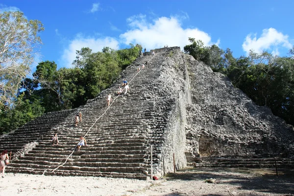 Pirámide maya de piedra en Veracruz, México — Foto de Stock