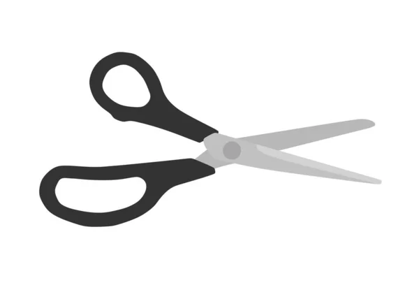 Scissors Vector Illustration Isoliert Auf Weißem Hintergrund Modewerkzeug Symbol Friseurausrüstung — Stockvektor