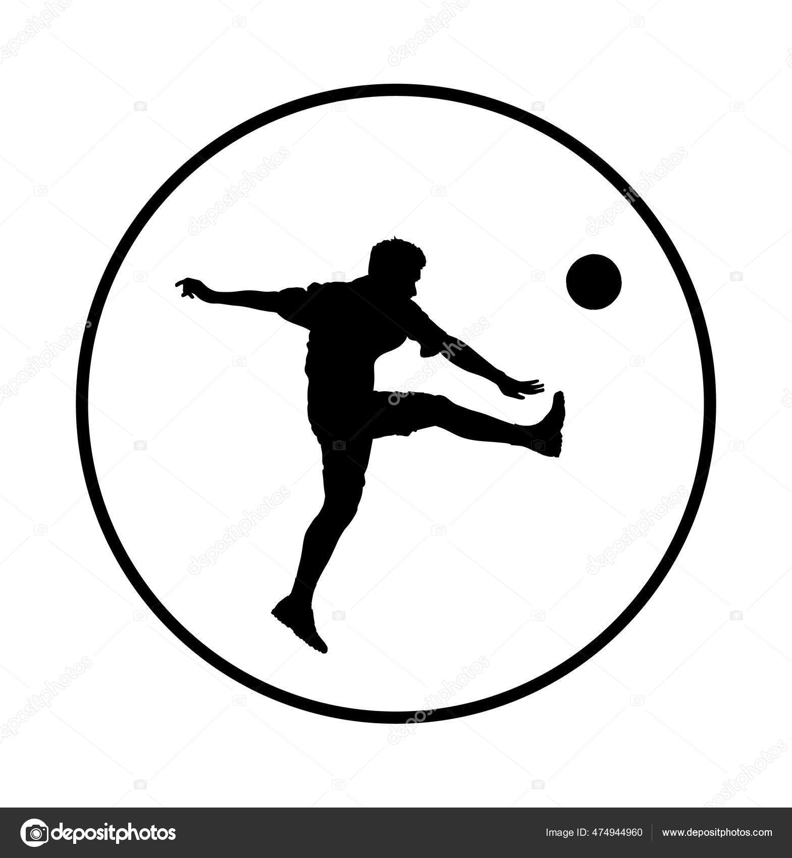 Silueta Del Jugador De Futbolストックベクター ロイヤリティフリーsilueta Del Jugador De Futbol イラスト ページ 27 Depositphotos