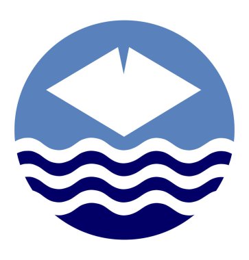 Çember rozet adası bayrak vektör çizimi izole edildi. Güneydoğu İngiltere bölgesi, İngiltere, Birleşik Krallık. Wight Vilayeti bayrak bayrağı yuvarlak amblemi vatansever işareti.