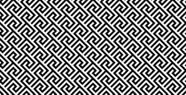 Græsk sømløse mønster. gammel gammel ornament med nøgleelement. Abstrakt sort og hvid geometrisk linje. Vektorbaggrund for stoffet klud, mode, keramisk gulv, ornament tekstil, tekstur – Stock-vektor