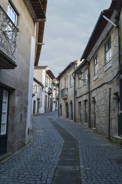 Porto, Povoa do Varzim, Santiago yolları, hac, Portekiz 'deki Vila do Conde şehrindeki eski cadde.