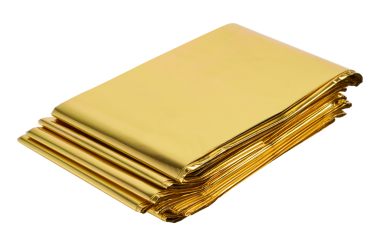 İzole Termal Battaniye Altın Folyo (PNG)