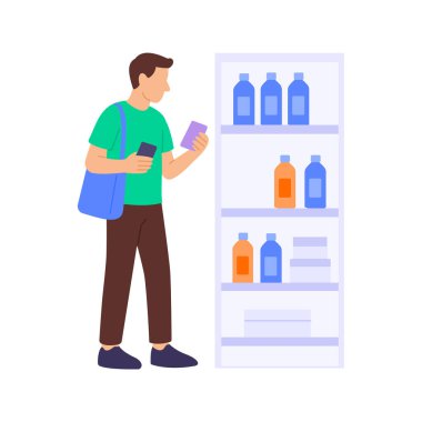 Tarayıcı Rafı, Müşteri Tarayıcı ürün rafı depoda