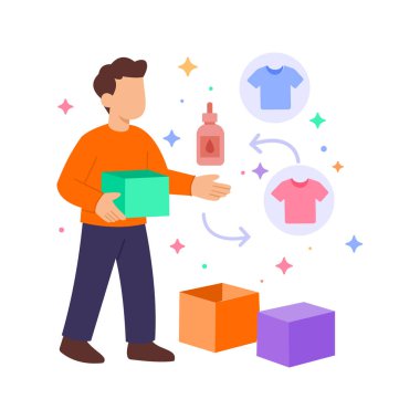 Ögeleri değiş tokuş etmek, mağazada yanlış boyut değiştirmek