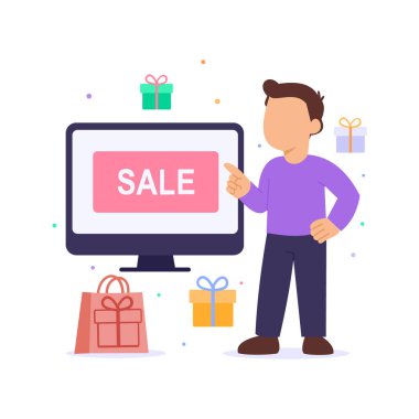 İndirim, büyük kırmızı tabela.