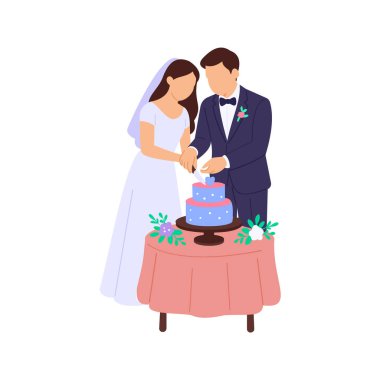 Düğün pastası, kutlama şöleni için tatlı süs.