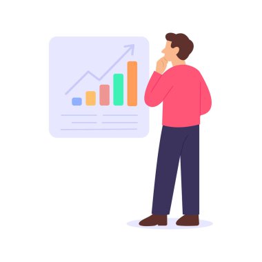 Büyüme Planı, yapılandırılmış çerçeve genişleme stratejisi, düz vektör karakter çizimi