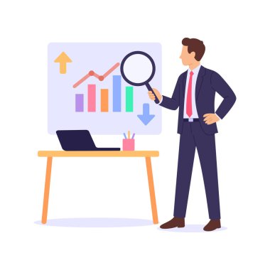 Sapma Analizi, bütçe karşısındaki gerçek sonuçların karşılaştırılması, Düz Vektör Karakter Çizimi