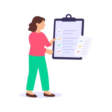 Yararlanabilirlik, çalışanların nitelik kriterlerinin belirlenmesi, düz vektör karakter çizimi