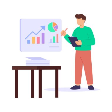 Kalite Güvencesi, standartların proje gereksinimlerini karşılaması, düz vektör karakter illüstrasyonu