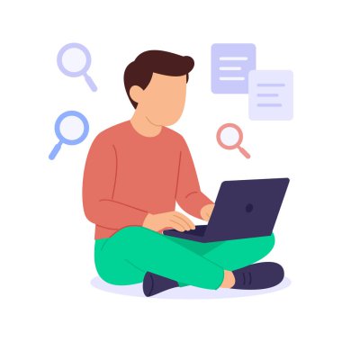 İçerik Yazma, Zorlayıcı pazarlama kopyası etkin bir şekilde, Düz Vektör Karakter Çizimi