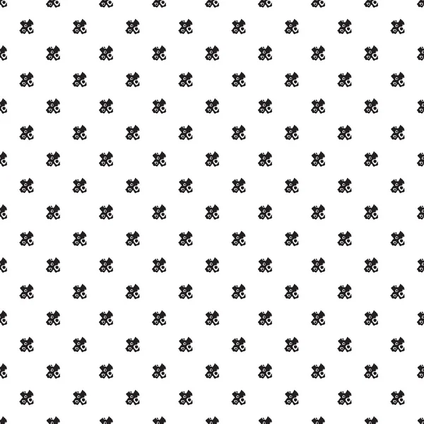 Modèle géométrique abstrait. Un fond sans couture. Texture noir et blanc . — Image vectorielle