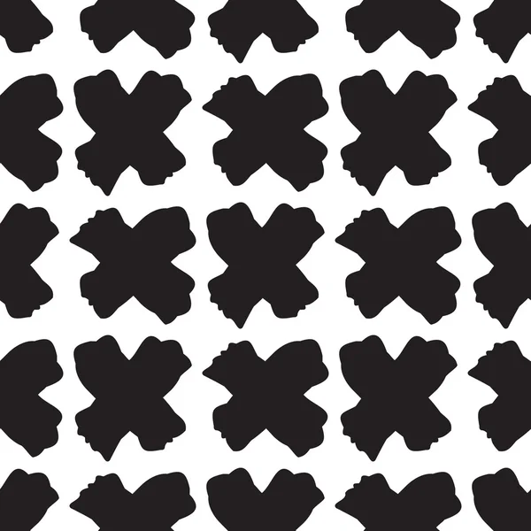 Αφηρημένη γεωμετρικό μοτίβο. Ένα ομοιογενές φόντο. Άσπρο και μαύρο υφή. — Διανυσματικό Αρχείο