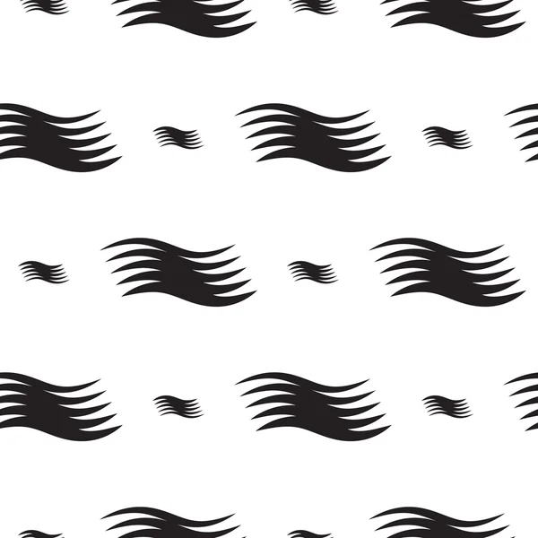 白い背景の上の線形波 — ストックベクタ