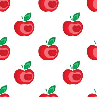 Dikişsiz apple arka plan deseni