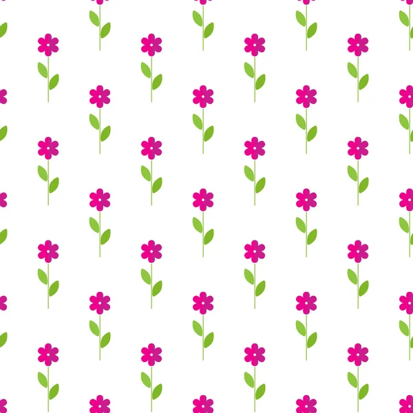 Flor isolado fundo em papel estilo plano — Vetor de Stock