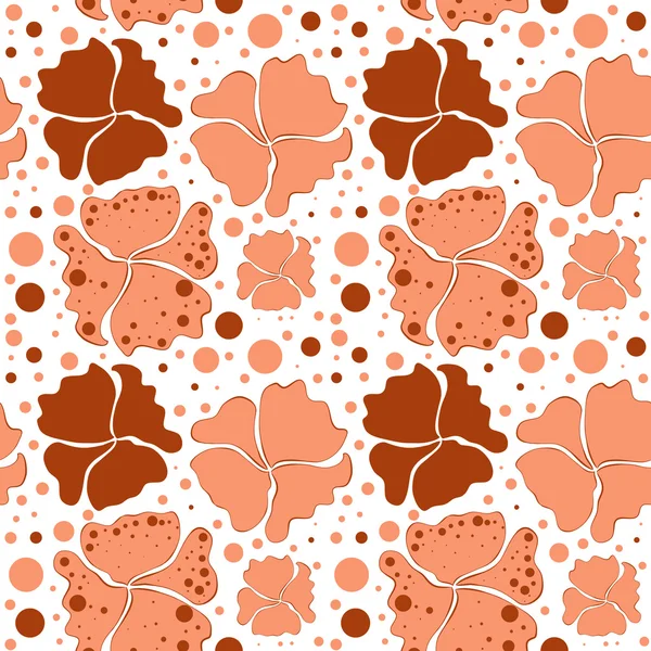 Voorjaar bloemenpatroon — Stockvector