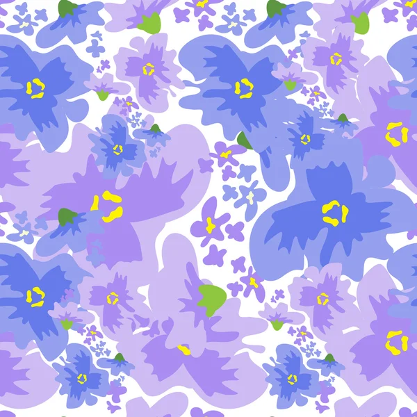 Ditsy patroon met bloemen — Stockvector