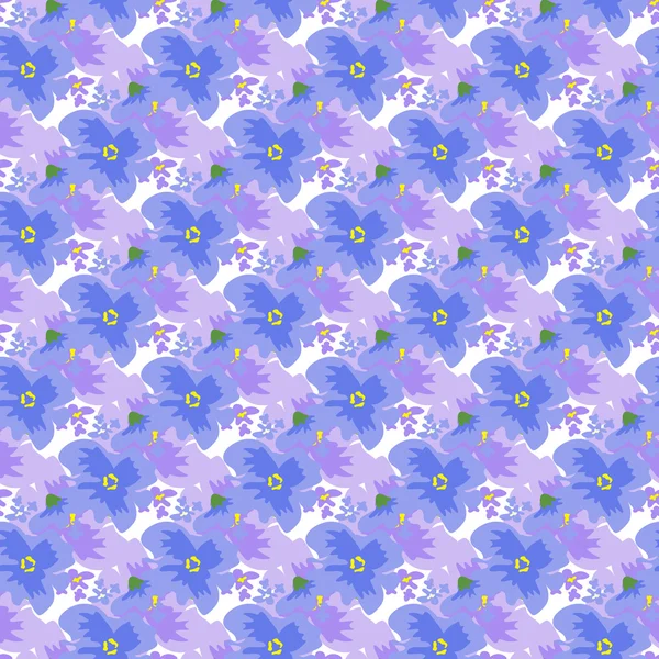 Motif délicat avec des fleurs — Image vectorielle