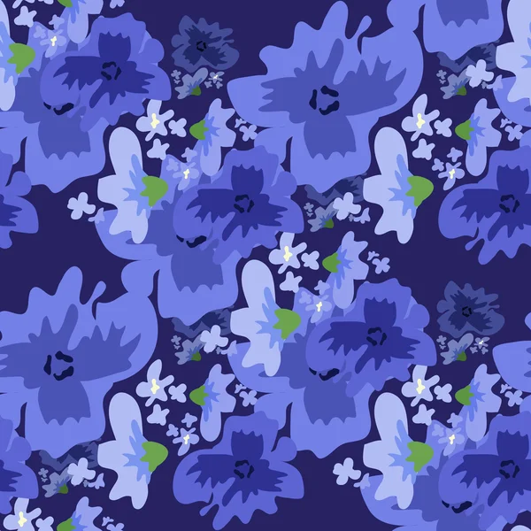 Ditsy patroon met bloemen — Stockvector