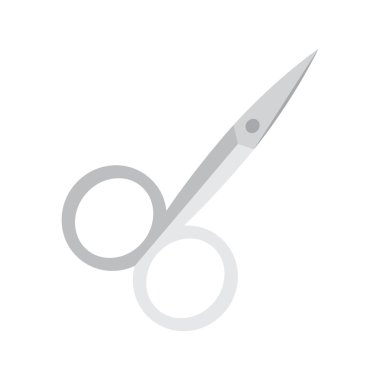 Vektör çizimler tırnak makası