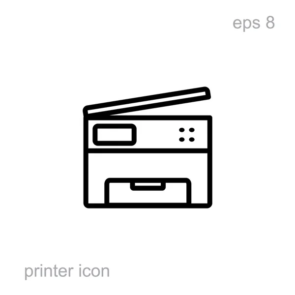 Εικονίδιο απλό εκτυπωτή — Διανυσματικό Αρχείο
