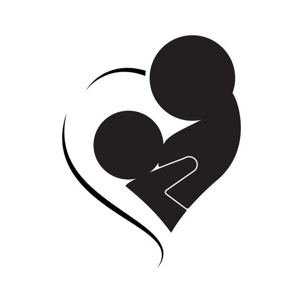 Breastfeeding logo isolated