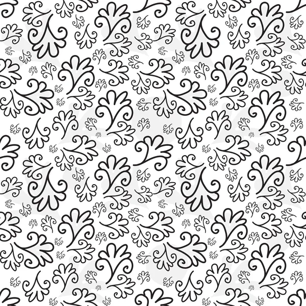 Abstrakte geometrische Muster. einen nahtlosen Hintergrund. Schwarz-weiße Textur. — Stockvektor